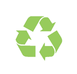 recycle icon in green