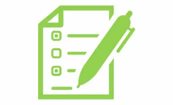 Checklist icon in green