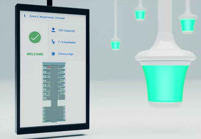 Occupancy system interface with green sensor light